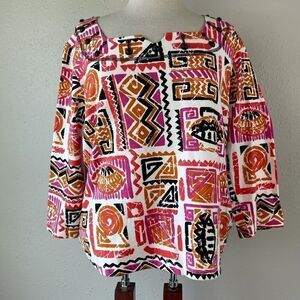 NWOT Lara Lane Women’s Top Size L
